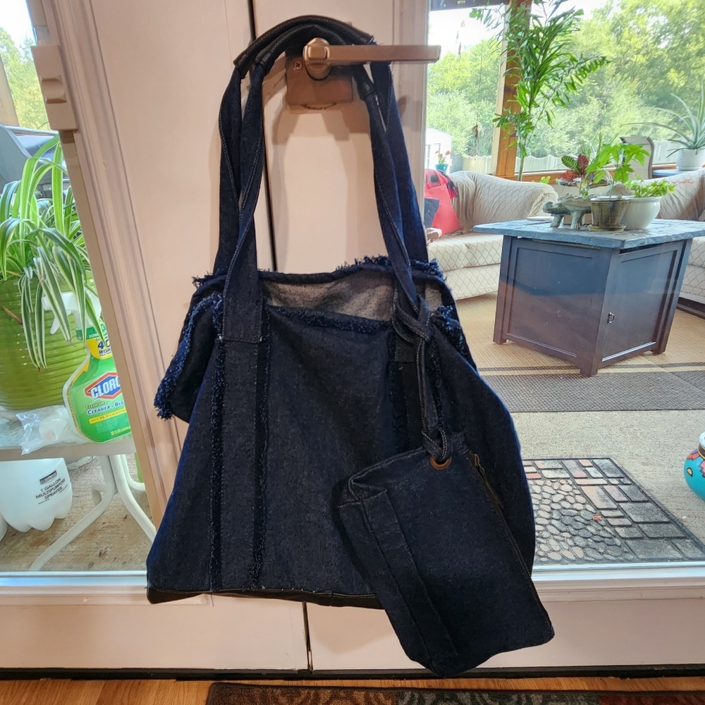 NEW Blue Jean Tote Bag